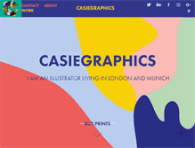 Tablet Screenshot of casiegraphics.com